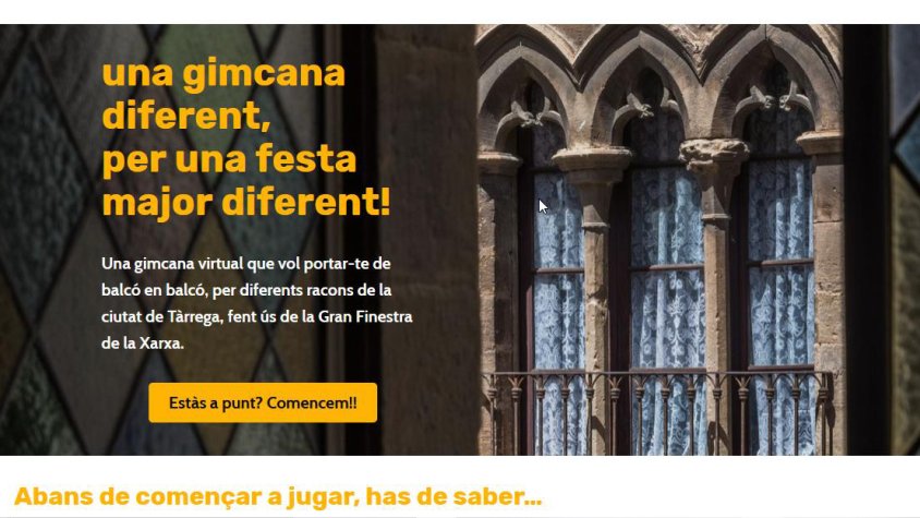 Un dels primers actes d'avui ha estat la presetació de la gimcana virtual