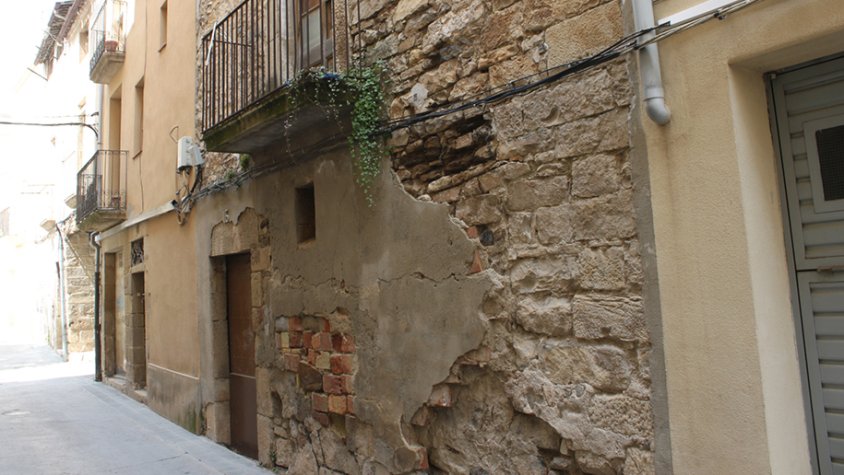L'edifici en qüestió del carrer de l'Estudi
