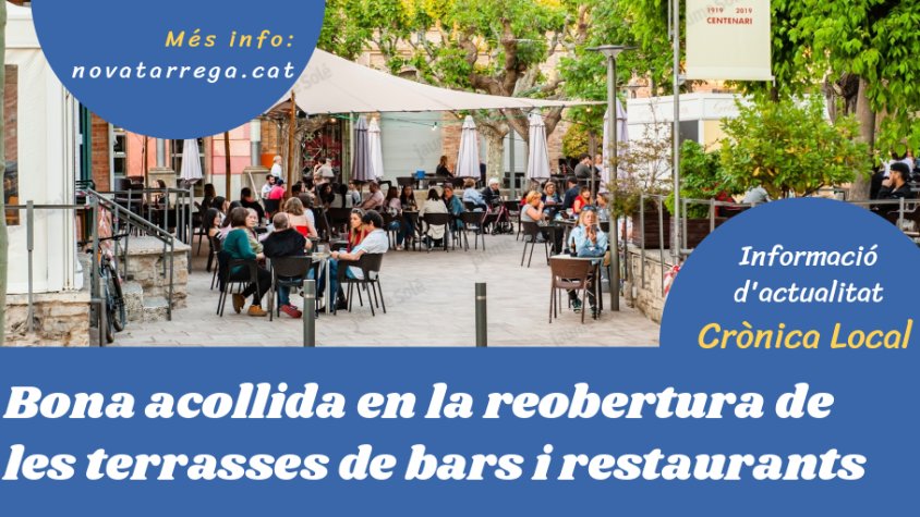 Obrim 'Crònica local' parlant de com es va rebre la reobertura de les terrasses de bars i restaurants