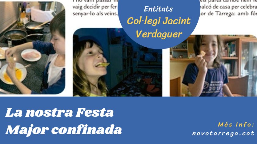 Alumnes del Jacint Verdaguer ens expliquen la seva Festa Major confinada