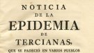 Fem memòria... Epidèmia de tercianes a l'Urgell l'any 1785 