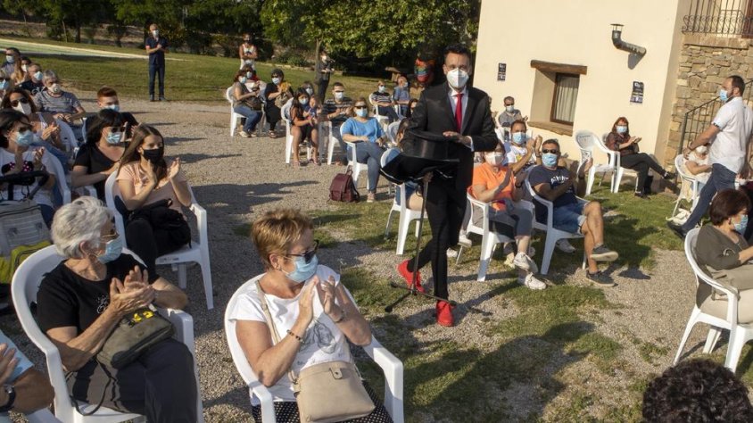 El Mag Lari, establert a Castellserpa, va dirigir l'espectacle