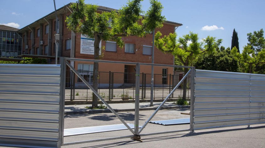 La tanca de seguretat es va instal·lar la setmana passada