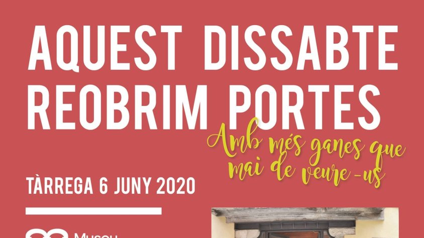 Cartell promocional de la reobertura del Museu