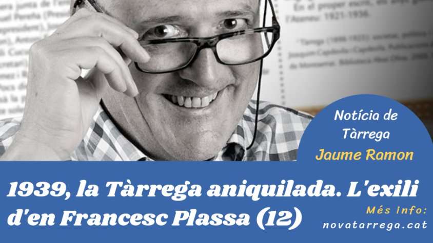 Jaume Ramon ens explica una mica més de la vida de Francesc Plassa