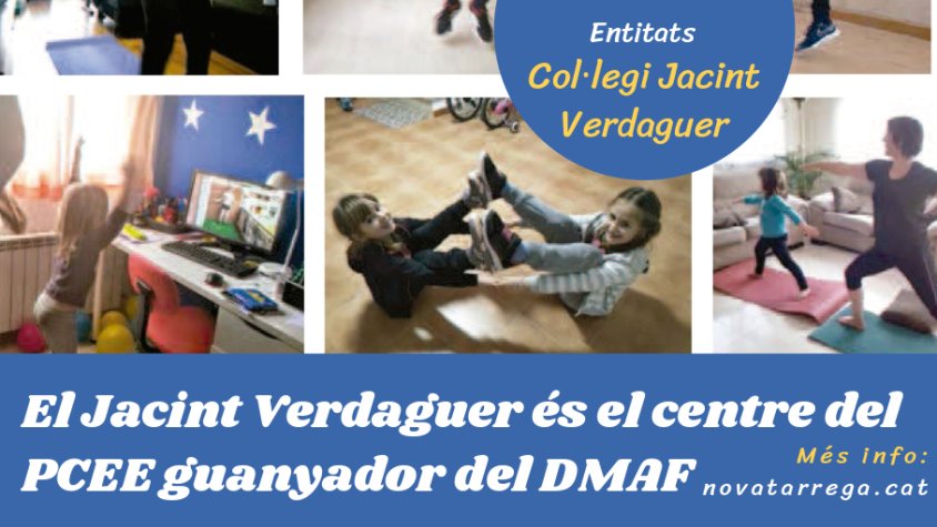 El col·legi Jacint Verdaguer, premiat pel Dia Mundial de l'Activitat Física