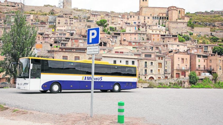 Imatge del nou aparcament senyalitzat