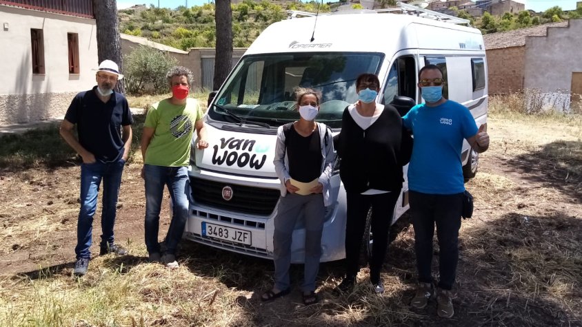 L'Ajuntament de Maldà signa un conveni per habilitar una zona per a autocaravanes