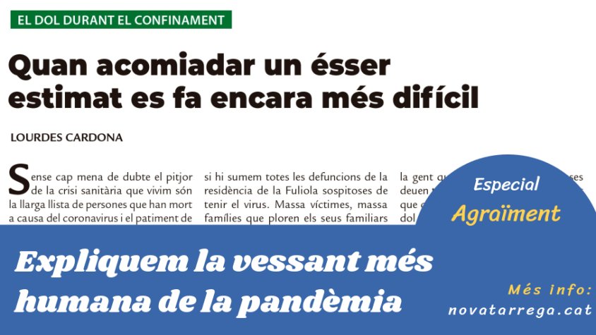 Expliquem la vessant més humana de la crisi de la pandèmia amb alguns dels seus protagonistes