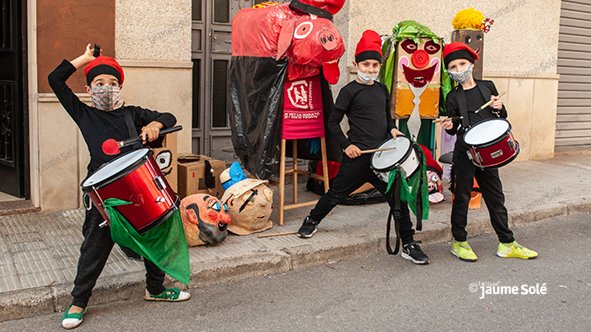 Infants de Tàrrega van recrear elements de la cultura popular targarina