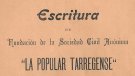 La Popular Tarregense, productora d'energia elèctrica (1902) 