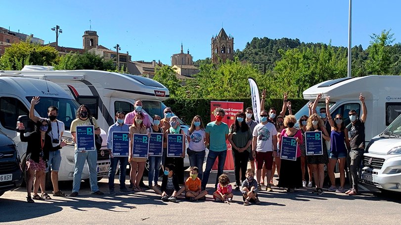 Dissabte a Vallbona de les Monges es van lliurar les plaques distintives als alcaldes i alcaldesses dels pobles on hi ha àrees per a autocaravanes