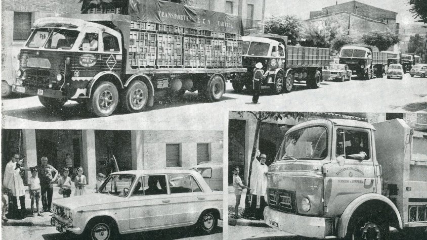 Diverses escenes de la festa de Sant Cristòfor a Tàrrega de l'any 1970