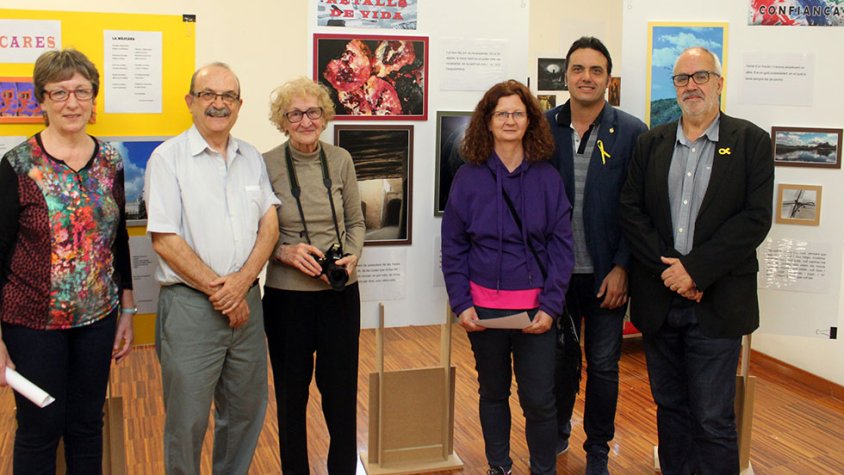 Inauguració de la mostra que es pot visitar a la Biblioteca fins al dia 31