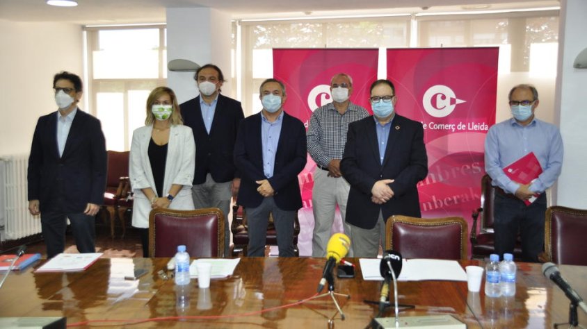 El manifest s'ha presentat a la Cambra de Comerç de Lleida