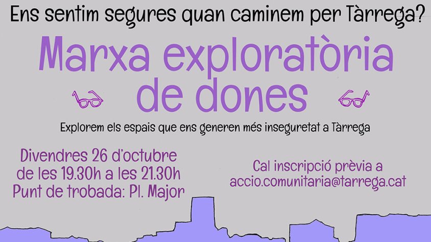 Cartell de l'activitat programada per aquest divendres