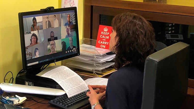 L'alcaldessa Alba Pijuan durant el seu parlament