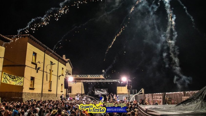 Imatge d'arxiu d'un concert de la Festa Major de Montclar