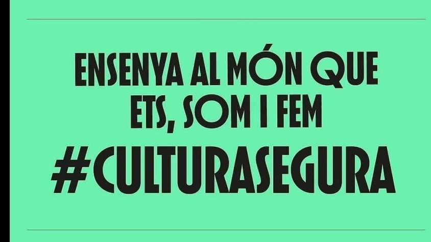Aquesta imatge va omplir les xarxes el cap de setmana passat reivincant que la cultura és segura