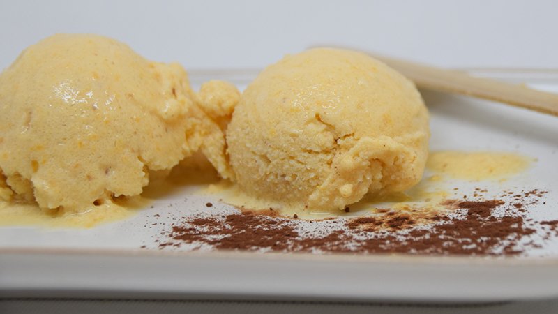 El gelat de préssec i iogurt