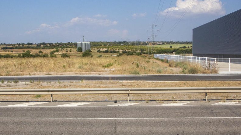 Vista general del polígon, a la carretera d'Agramunt