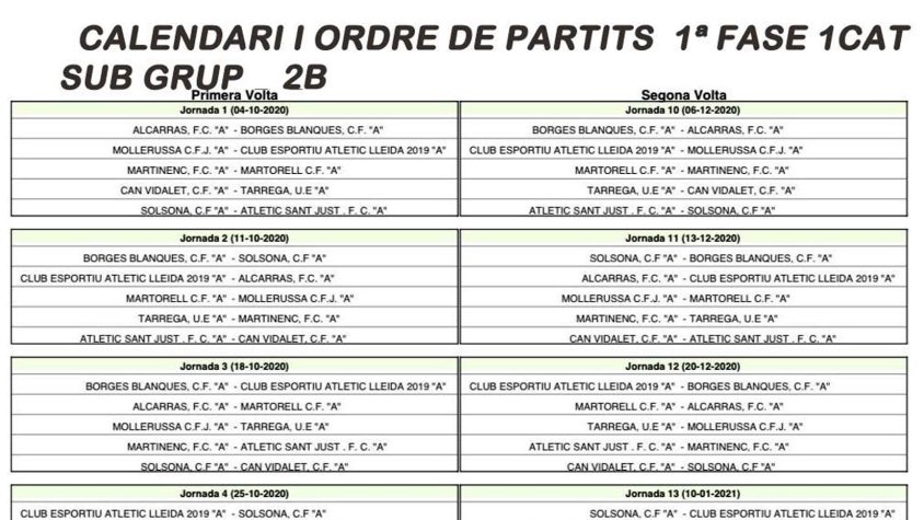 Ja tenim data d'inici i el calendari de la temporada 2020/21