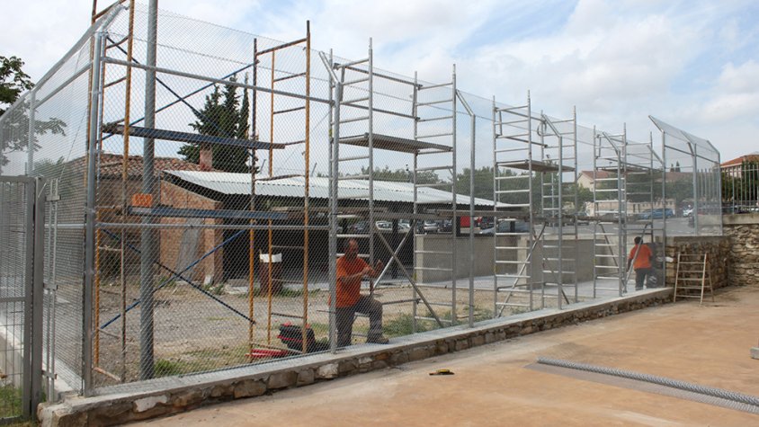 Les obres de la gatera municipal marxen a bon ritme