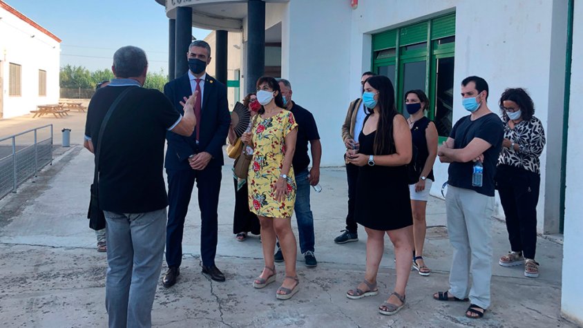 El conseller d'Acció Exterior va ser rebut per les autoritats locals