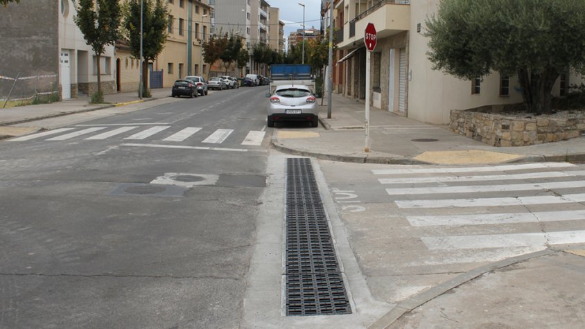 Nou punt de captació d'aigües pluvials a l'avinguda de la Generalitat