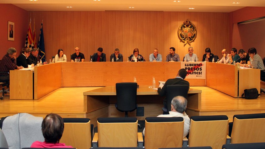 Un moment del ple d'aquest mes d'octubre