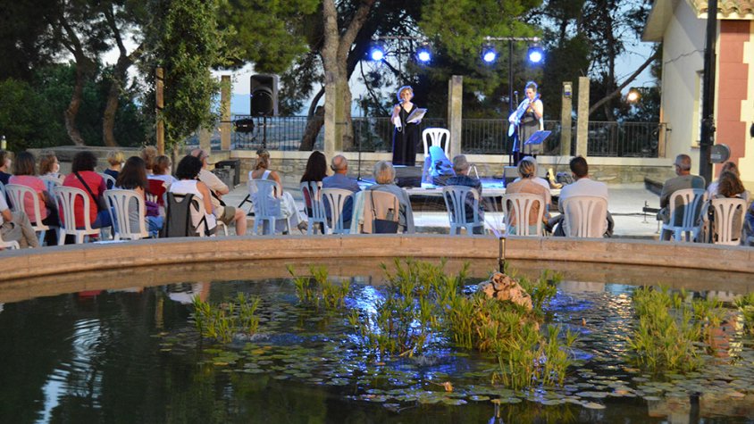 Imatge del recital d'ahir al vespre