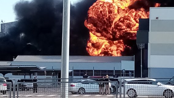 L'incendi quan feia poca estona que cremava