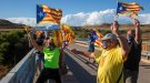Les ANC de Tàrrega i Bellpuig omplen els ponts de l'A-2