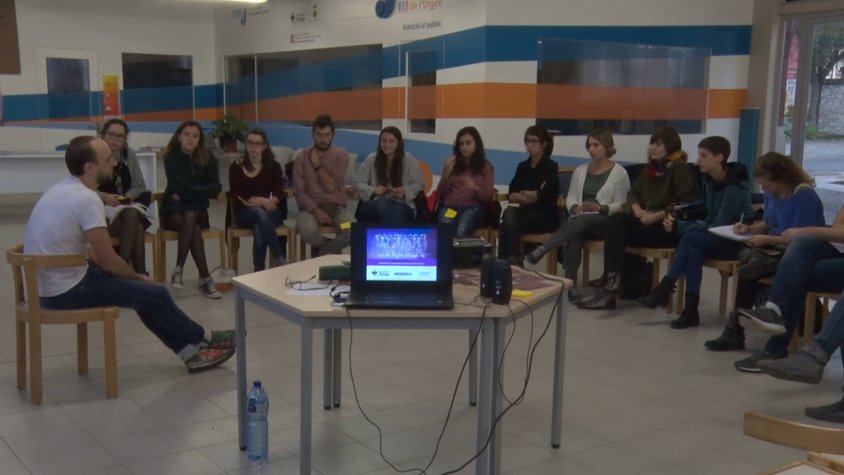 Imatge de la sessió celebrada dissabte passat