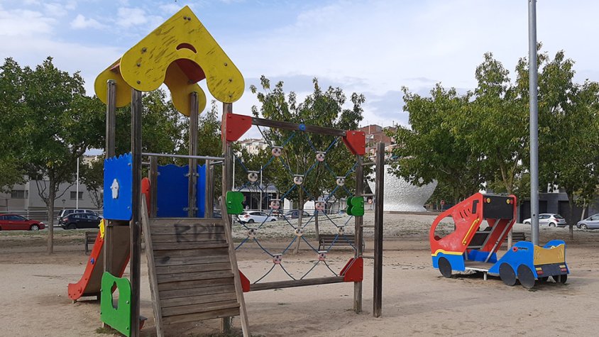 El parc infantil de l'Hort del Barceloní