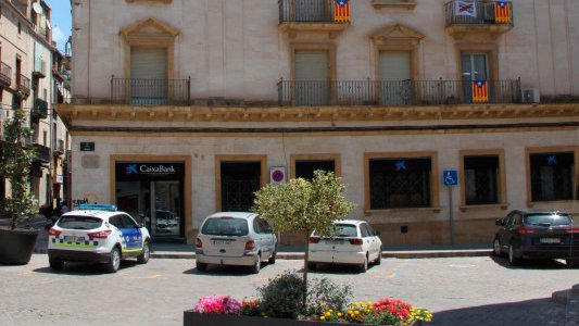 L'edifici que fins no fa gaire ocupava l'entitat financera