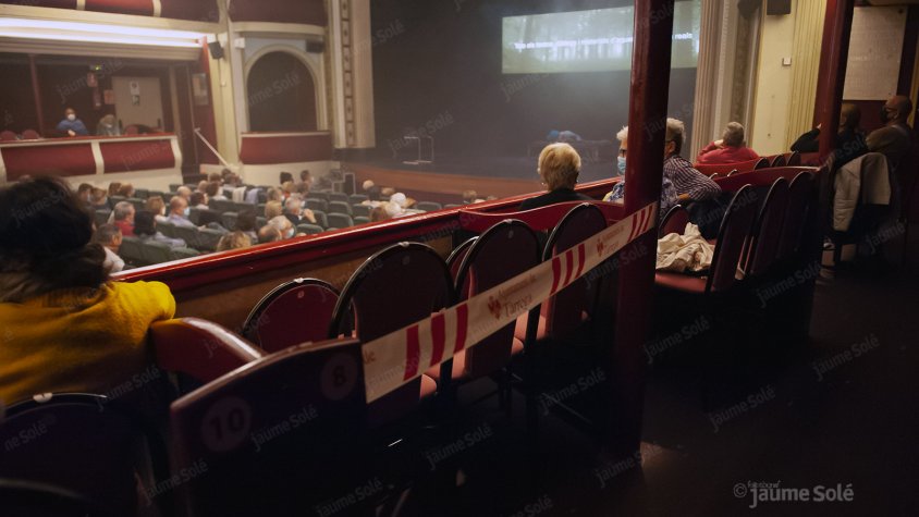 La primera representació de teatre, divendres passat a l'Ateneu