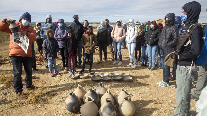 Mostra de la ceràmica cuita al forn ibèric reproduït als Estinclells de Verdú