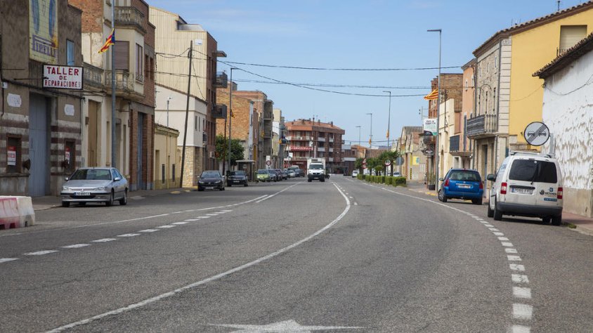 Imatge de l’avinguda de Lleida