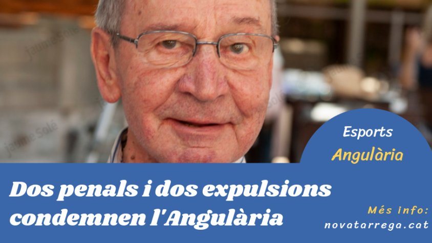 Ramon Oromí ens explica com va jugar l'Angulària en el primer partit de lliga