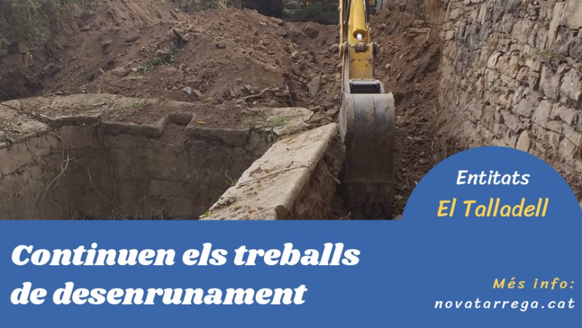 Parlem de la recuperació del safareig del Talladell a 'Entitats'