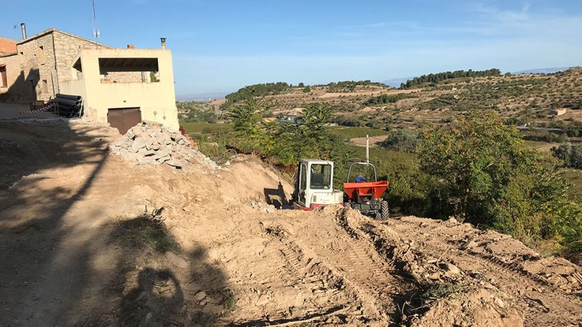 Imatge de les obres que ja han començat