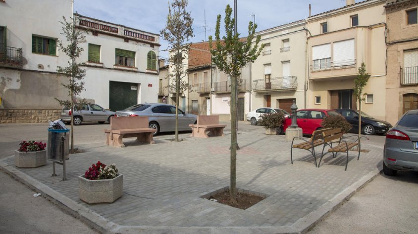 Imatge actual de la plaça Major