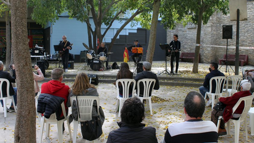 Imatge del concert que van oferir ahir Els Xicots de l'Esplai
