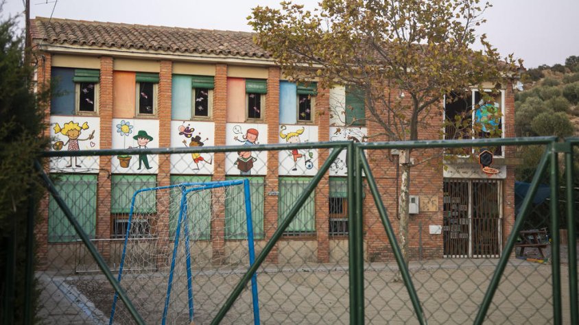 Imatge de l’escola Maldanell de Maldà, que té 12 alumnes
