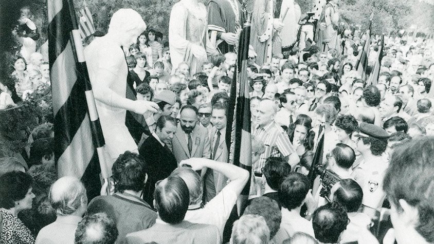 Sabíeu que l'any 1980 es va celebrar una gran trobada de penyes del FC Barcelona a Tàrrega? 