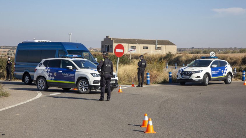 Un dels controls que s'han fet durant aquest cap de setmana a Tàrrega