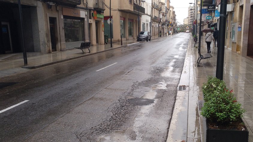 Tram urbà de la C-14 aquest dimecres