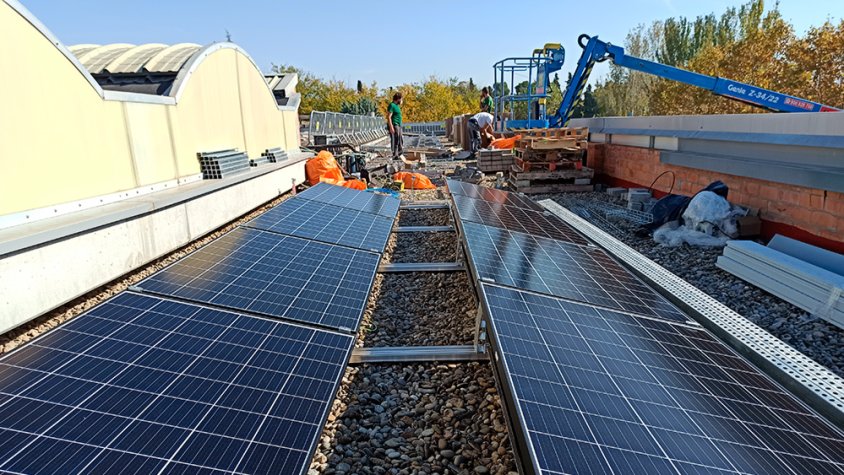 Tasques d'instal·lació dels panells