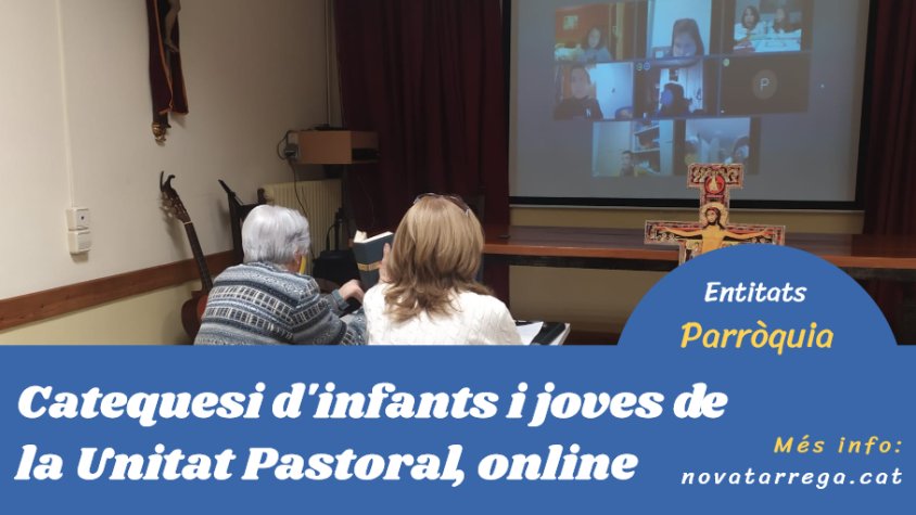 La Parròquia segueix la catequesi a la xarxa